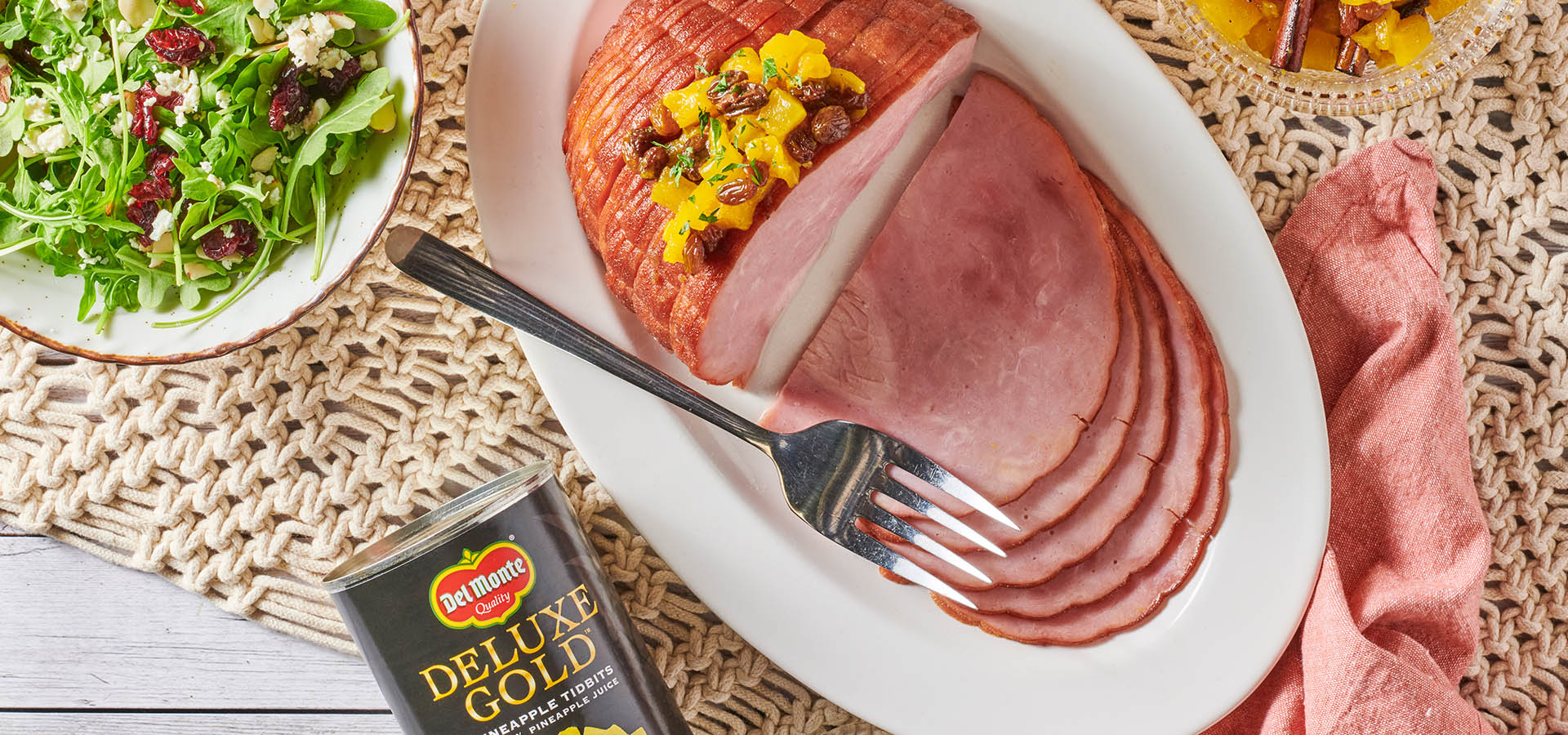 Honey Glazed Ham with Pineapple Chutney Recipe & Instructions Del Monte®